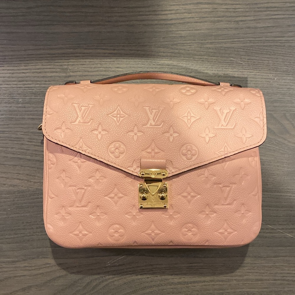 Authentic Louis Vuitton Empriente Pochette Métis Limited Edition Pink